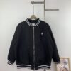 DIOR 2023 SS Embroidered Back Pilot Jacket Cotton Coat