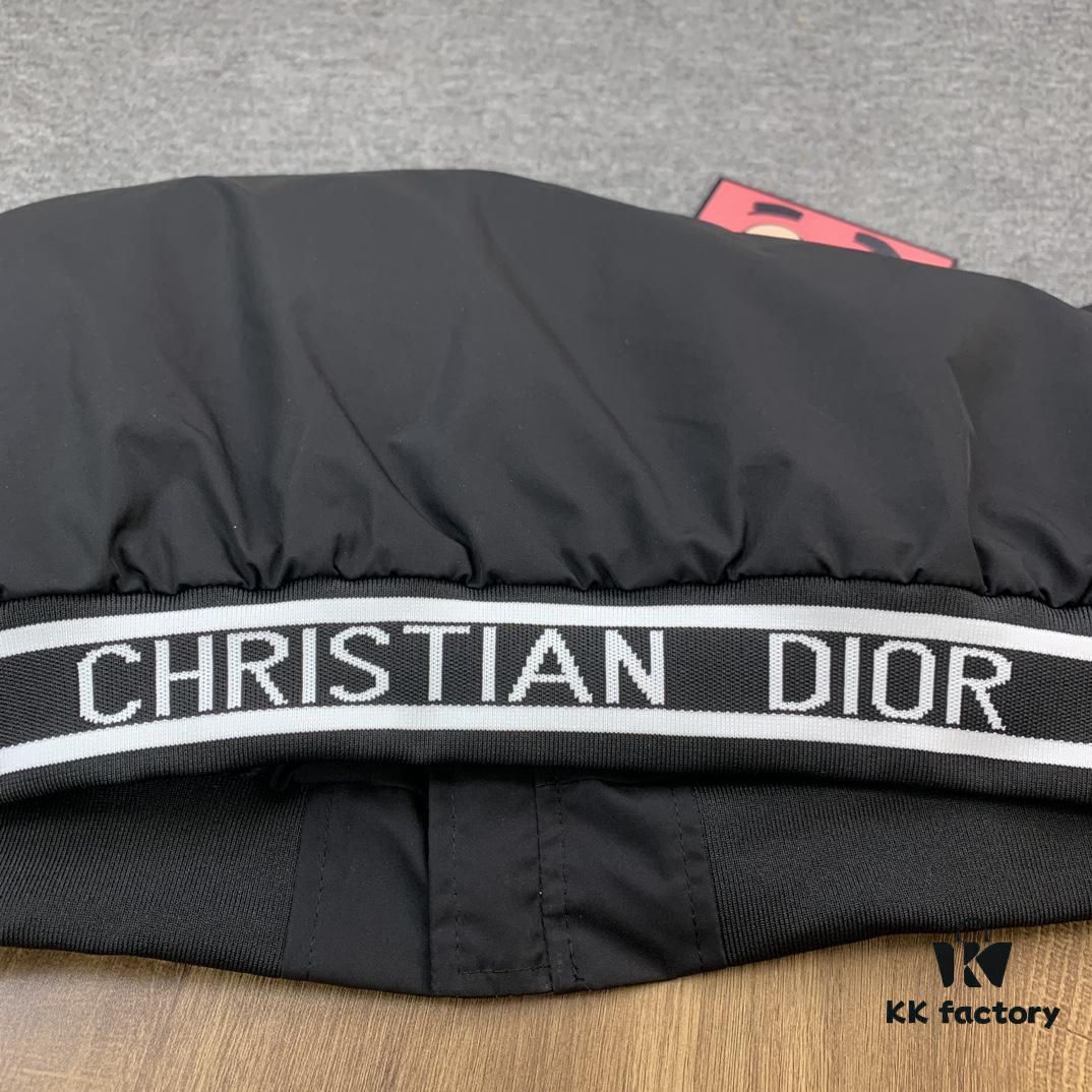 DIOR 2023 SS Embroidered Back Pilot Jacket Cotton Coat