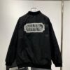 6931a06bccd8ab3d7af9434b New DIOR CD23SS Embroidered Back Letter Pilot Jacket Autumn-Winter Thickened Cotton Coat Unisex