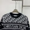 6931a06bccd8ab3d7af94355 New Dior Knit Pullover Sweater with DIOR Logo Stripe Print in Contrasting Colors, Minimalist Runway Design Featuring Wool Blend and Elegant Black-and-White Aesthetic