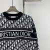 6931a06bccd8ab3d7af94356 New Dior Knit Pullover Sweater with DIOR Logo Stripe Print in Contrasting Colors, Minimalist Runway Design Featuring Wool Blend and Elegant Black-and-White Aesthetic