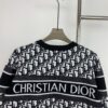 6931a06bccd8ab3d7af94358 New Dior Knit Pullover Sweater with DIOR Logo Stripe Print in Contrasting Colors, Minimalist Runway Design Featuring Wool Blend and Elegant Black-and-White Aesthetic