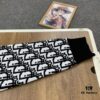 6931a06cccd8ab3d7af9435b New Dior Knit Pullover Sweater with DIOR Logo Stripe Print in Contrasting Colors, Minimalist Runway Design Featuring Wool Blend and Elegant Black-and-White Aesthetic