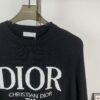 6931a06dccd8ab3d7af94373 2023 DIOR Autumn-Winter New Arrival Letter Jacquard Crew Neck Sweater Unisex Stylish Soft Knitwear