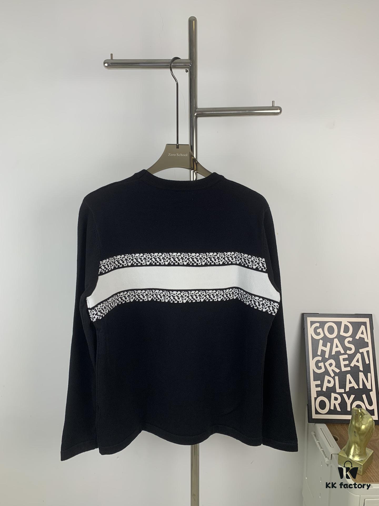 6931a06dccd8ab3d7af94380 New Dior DIOR 2024 Latest Jacquard Knit Long Sleeve Sweater Unisex
