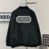 6931a06eccd8ab3d7af9438d New Dior CD2024SS Embroidered Back Pilot Jacket in Black - Unisex Flat Embroidery Craftsmanship