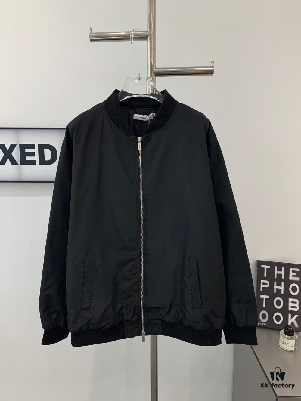 6931a06eccd8ab3d7af94396 New DIOR Dior CD2023SS Embroidered Pilot Jacket with Back Cursive Logo Unisex