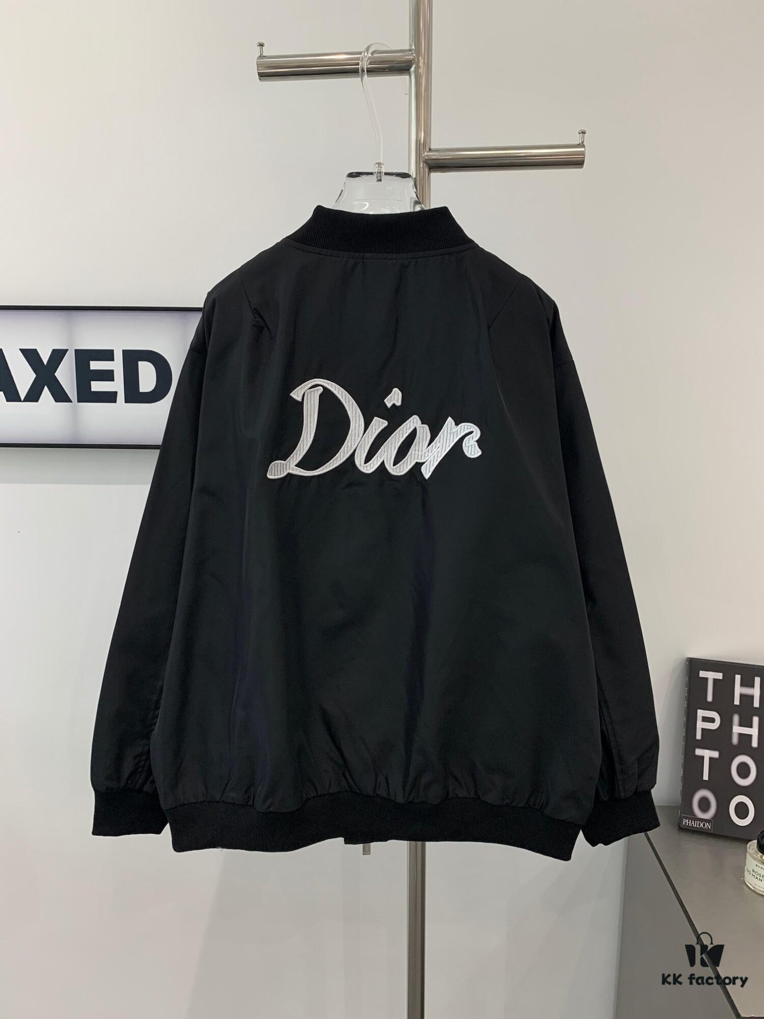 6931a06eccd8ab3d7af94397 New DIOR Dior CD2023SS Embroidered Pilot Jacket with Back Cursive Logo Unisex