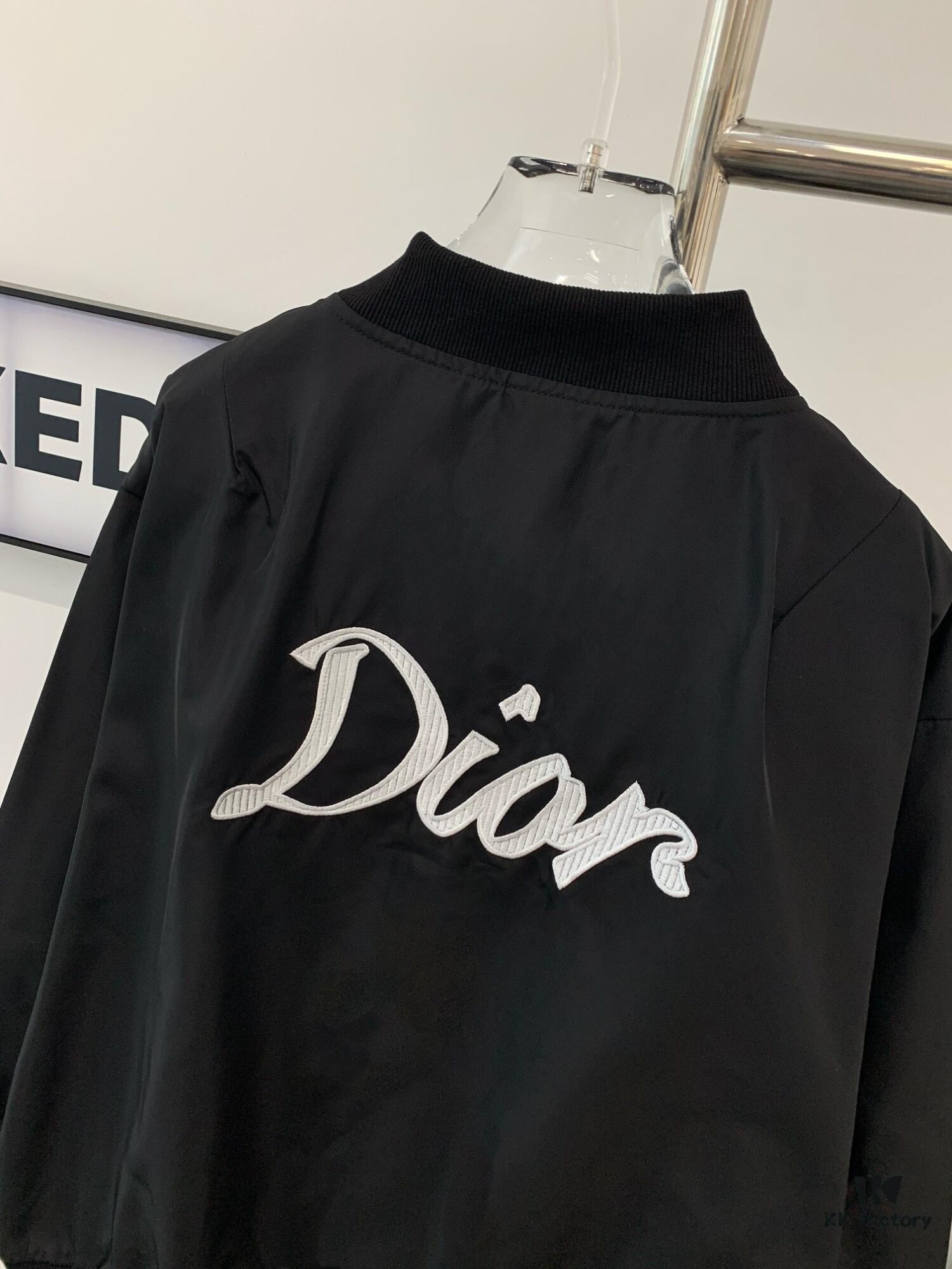 6931a06eccd8ab3d7af94398 New DIOR Dior CD2023SS Embroidered Pilot Jacket with Back Cursive Logo Unisex