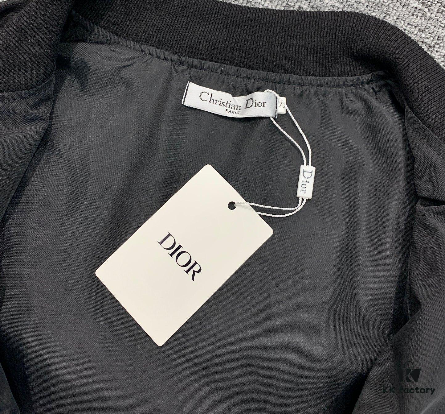 6931a06fccd8ab3d7af94399 New DIOR Dior CD2023SS Embroidered Pilot Jacket with Back Cursive Logo Unisex