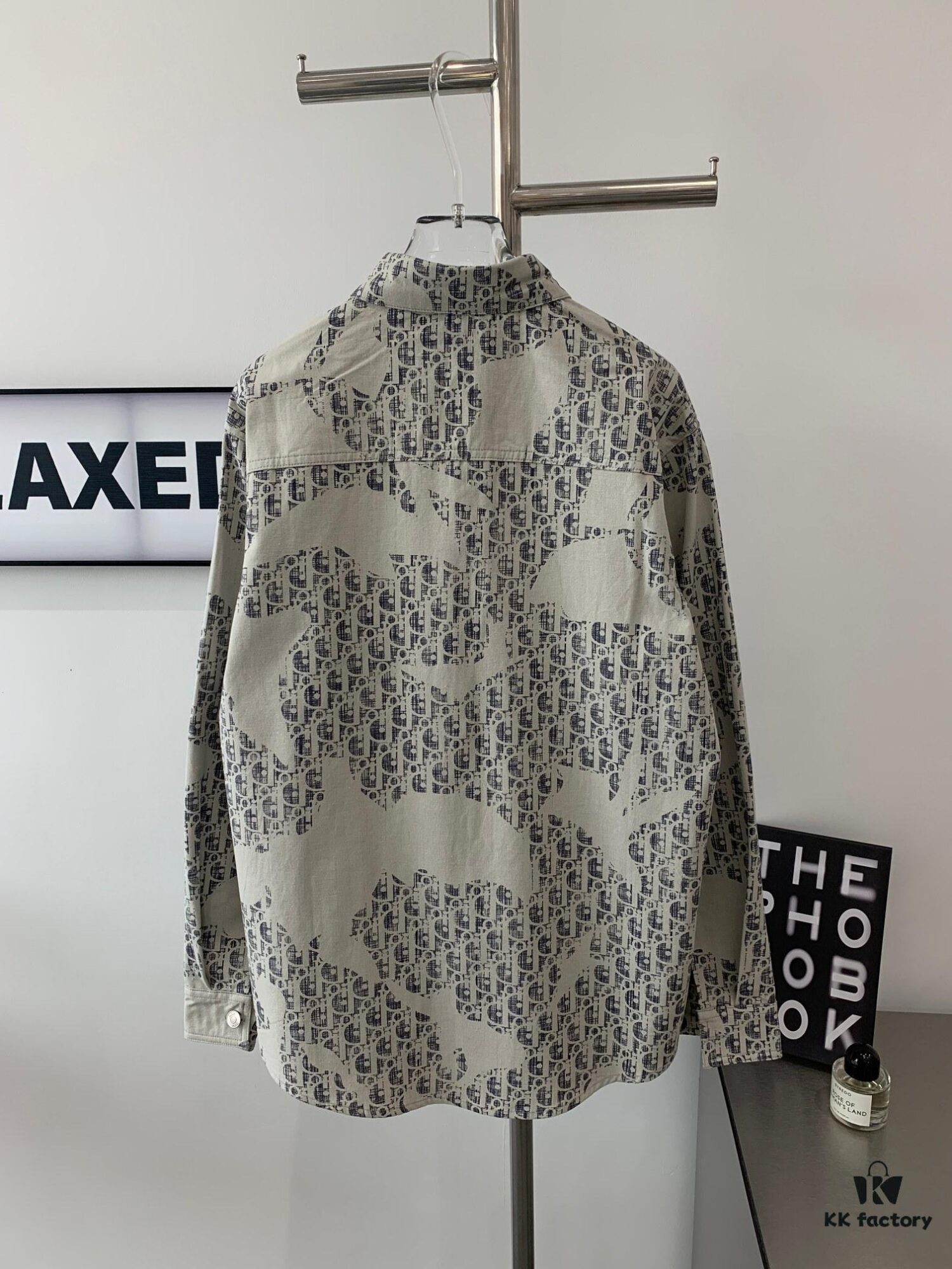 6931a06fccd8ab3d7af943a5 New Dior Classic Logo Print Washed Denim Shirt Unisex Casual Jacket