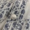 6931a06fccd8ab3d7af943a9 New Dior Classic Logo Print Washed Denim Shirt Unisex Casual Jacket