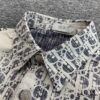 6931a06fccd8ab3d7af943aa New Dior Classic Logo Print Washed Denim Shirt Unisex Casual Jacket