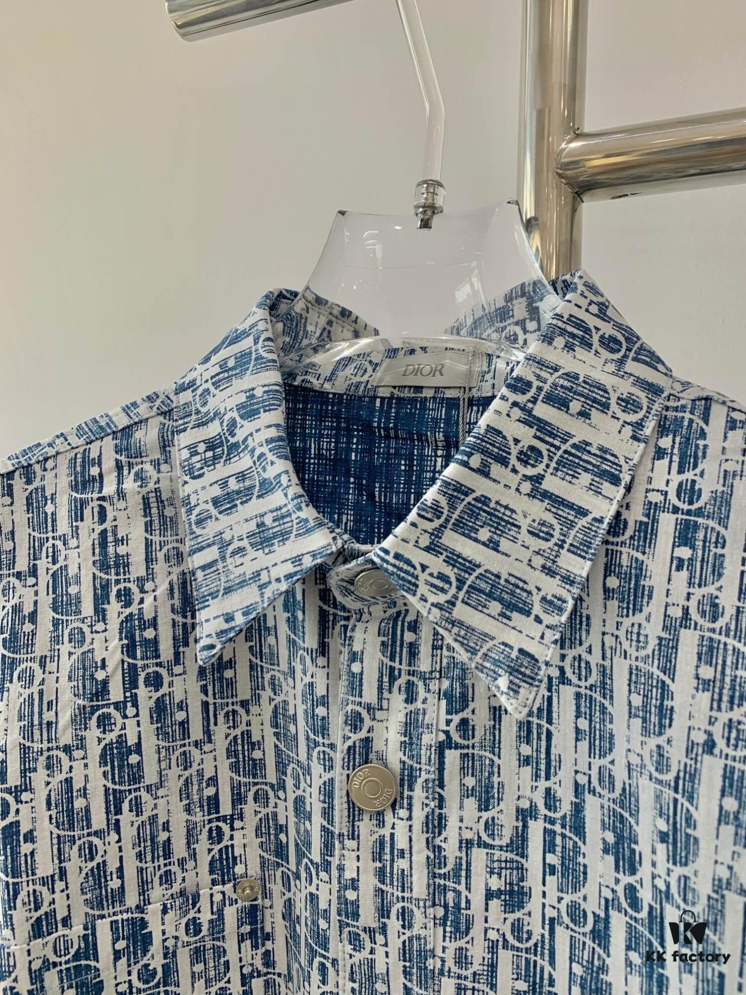 6931a070ccd8ab3d7af943b6 New Dior✖️Stussy Denim Shirt Jacket with Signature Oblique Print