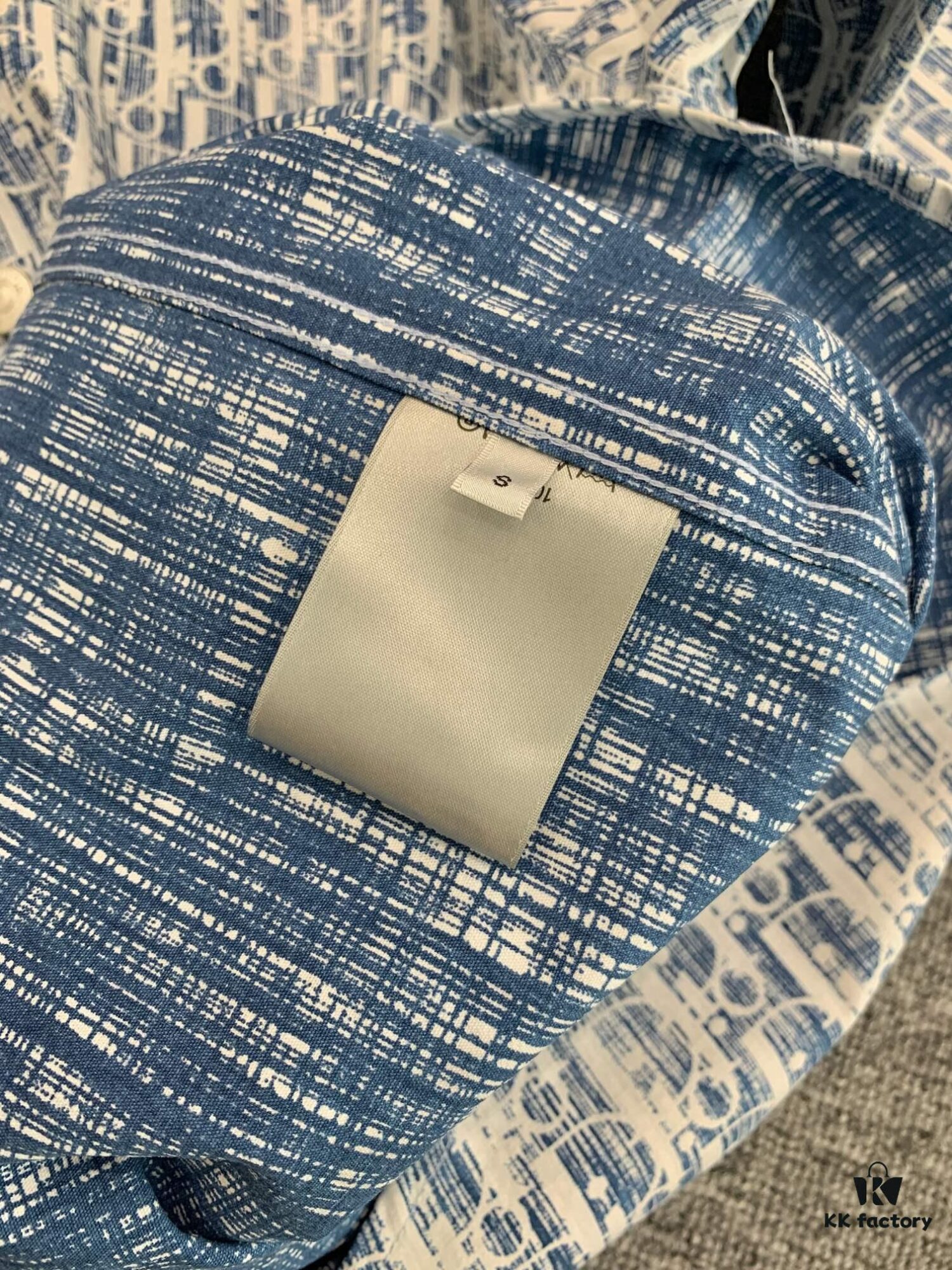 6931a070ccd8ab3d7af943b8 New Dior✖️Stussy Denim Shirt Jacket with Signature Oblique Print