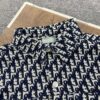 New Dior Jacquard Print Shirt Jacket with Patch Pocket
