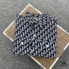 New Dior Jacquard Print Shirt Jacket with Patch Pocket