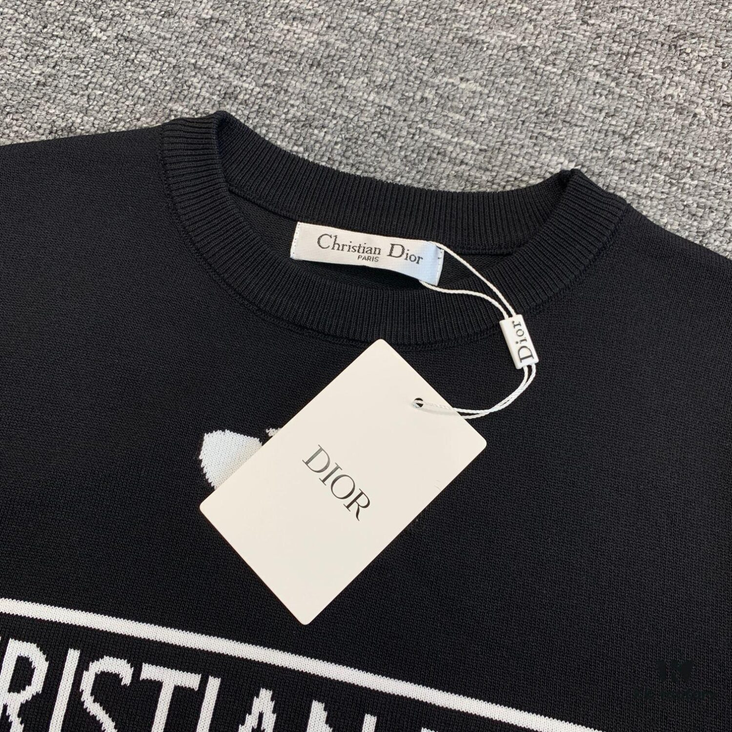 6931a071ccd8ab3d7af943d5 New Dior 24SS Unisex Knitwear with Butterfly Jacquard, Ribbed Polo Collar, Slim Fit, Lightweight and Stretchy