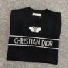 6931a072ccd8ab3d7af943da New Dior 24SS Unisex Knitwear with Butterfly Jacquard, Ribbed Polo Collar, Slim Fit, Lightweight and Stretchy