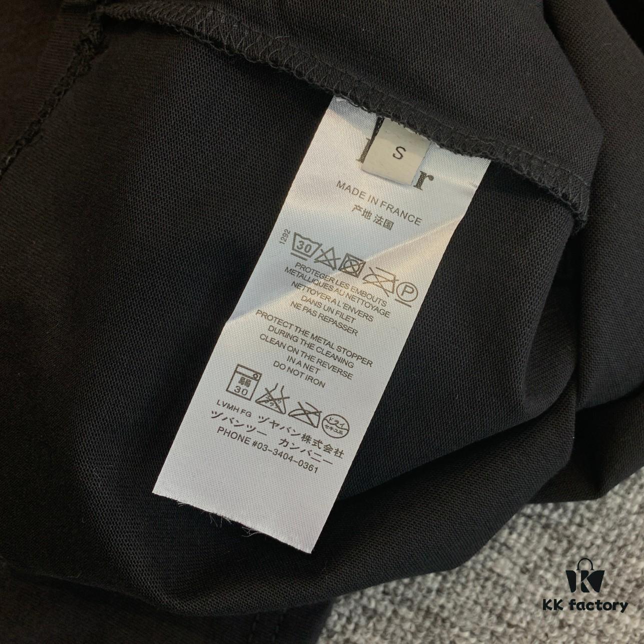 6931a073ccd8ab3d7af943eb New Dior Short-Sleeve T-Shirt with Heavy Embroidered Stars and Lettering