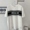 6931a073ccd8ab3d7af943f1 New Dior DIOR 2024 Collection Jacquard Knit Short-Sleeve Slim-Fit Stretch T-Shirt Unisex