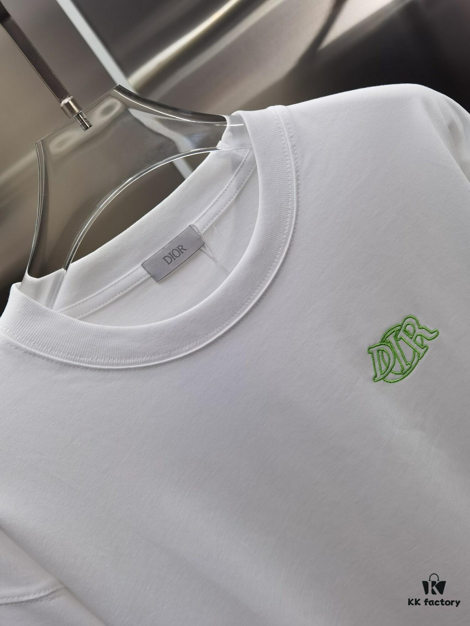 6931a075ccd8ab3d7af94415 Dior D'or (Embroidered Premium Version, Different from Standard Stock) Short Sleeve T-Shirt