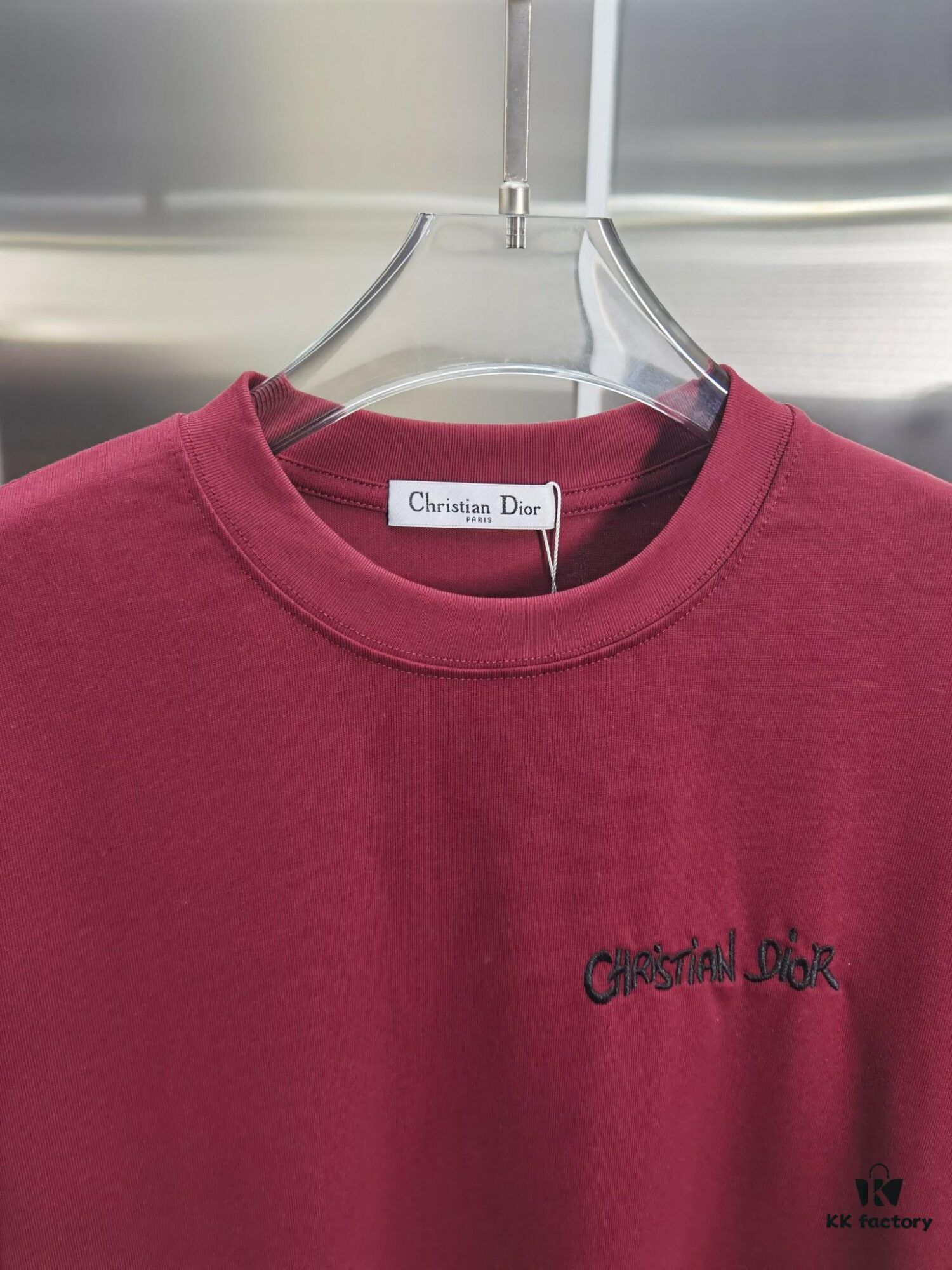 6931a075ccd8ab3d7af94420 Dior D'OR (Embroidered Premium Version, Distinct from Standard Stock) Short Sleeve T-Shirt