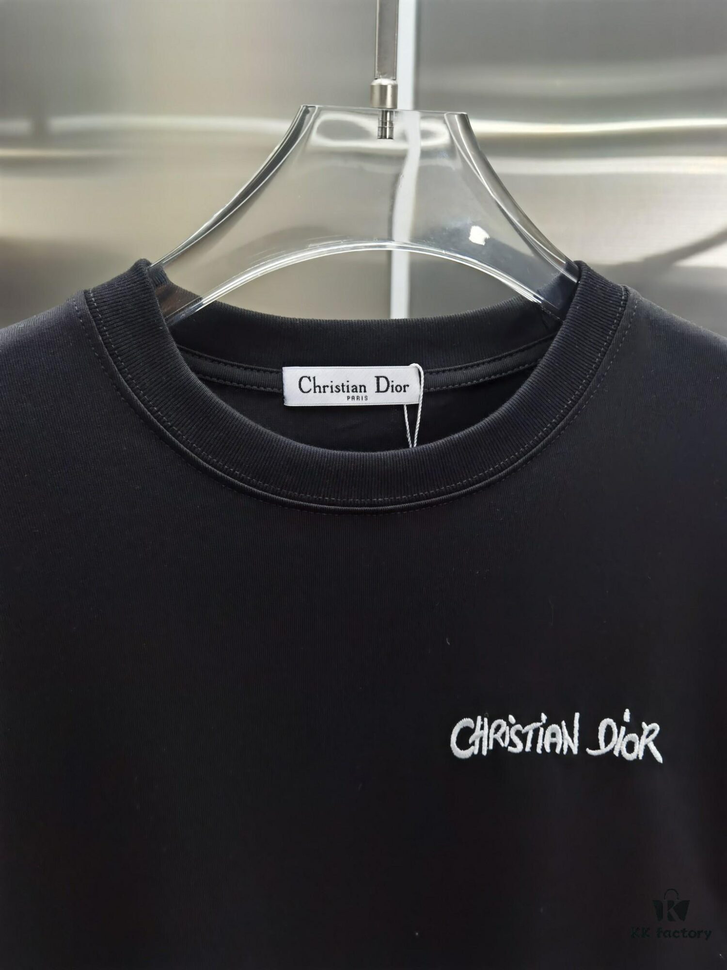 6931a075ccd8ab3d7af94425 Dior D'OR (Embroidered Top-Tier Version, Different from Standard Stock) Short Sleeve T-Shirt