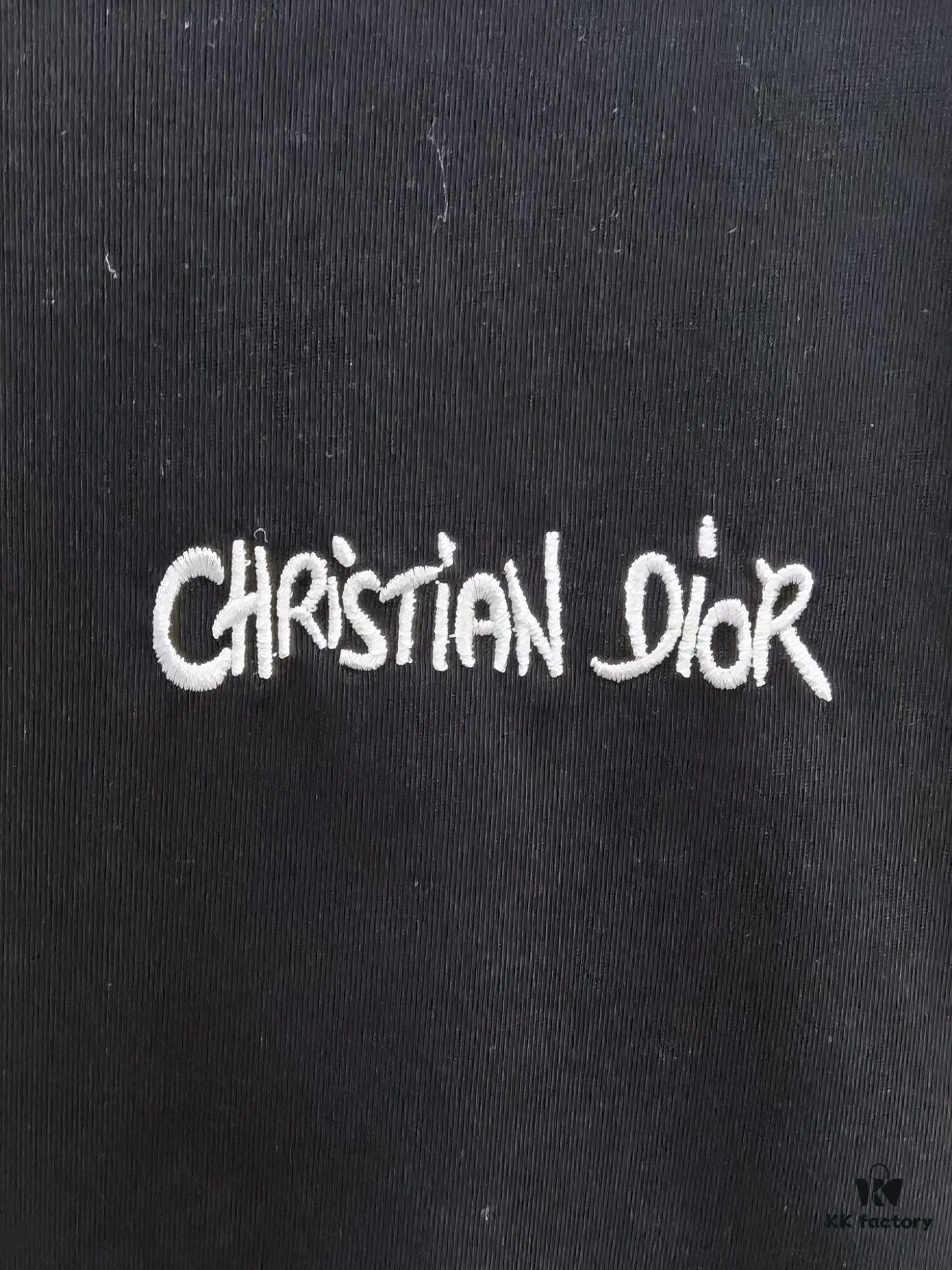6931a076ccd8ab3d7af94427 Dior D'OR (Embroidered Top-Tier Version, Different from Standard Stock) Short Sleeve T-Shirt