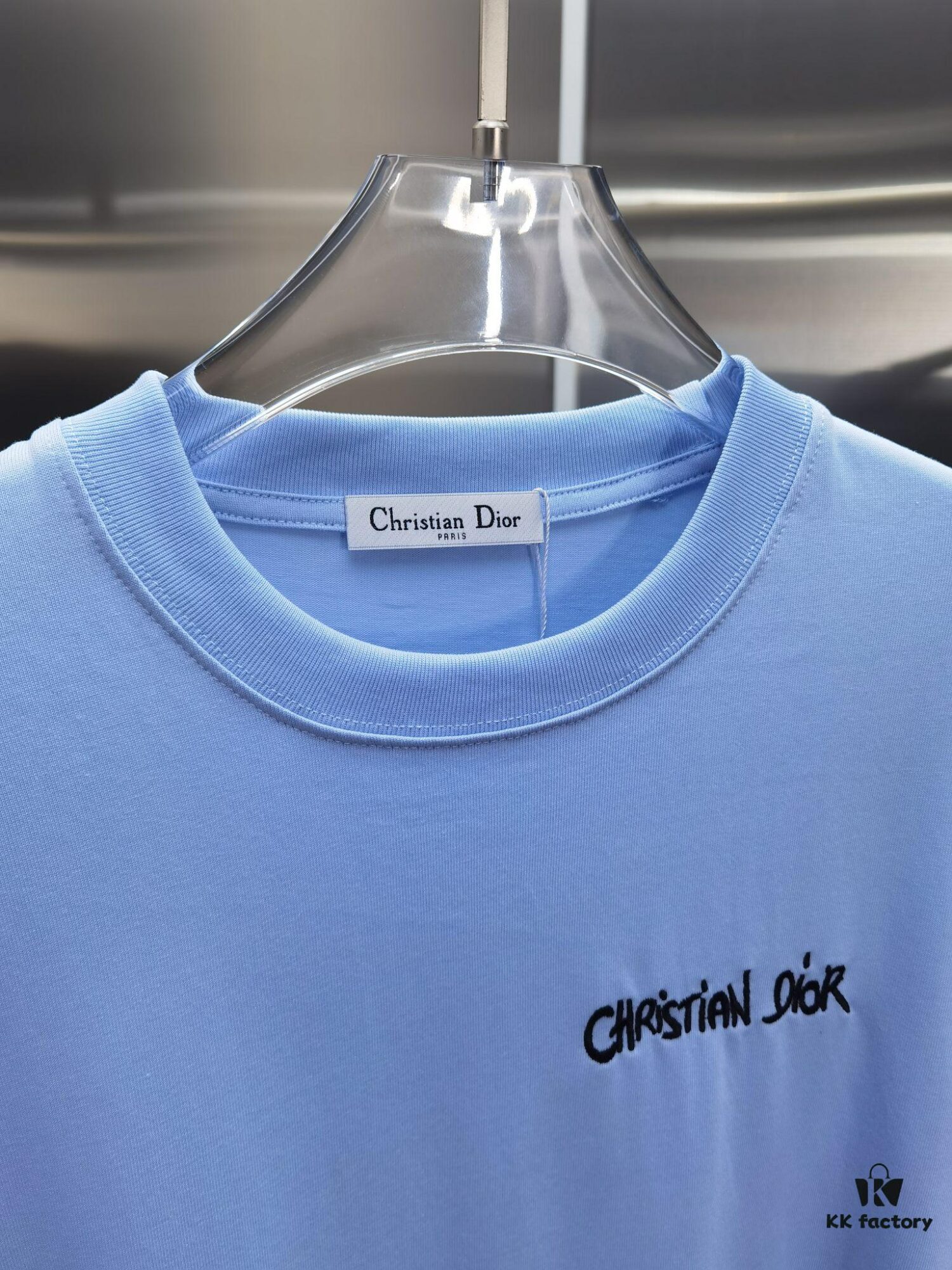 6931a076ccd8ab3d7af9442f Dior D'Or (Top-tier Embroidered Version, Different from Standard Stock) Short Sleeve T-Shirt