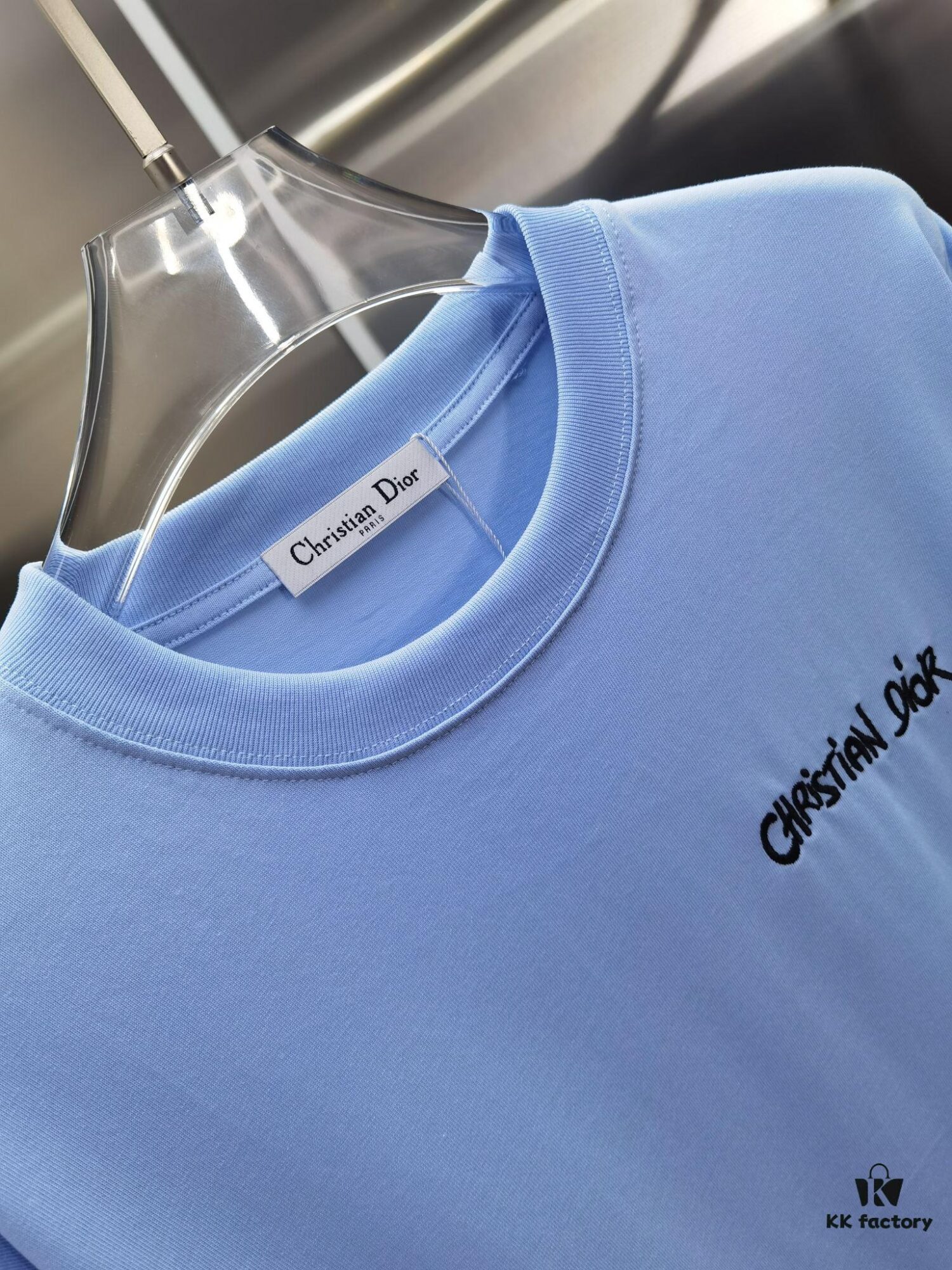 6931a076ccd8ab3d7af94430 Dior D'Or (Top-tier Embroidered Version, Different from Standard Stock) Short Sleeve T-Shirt