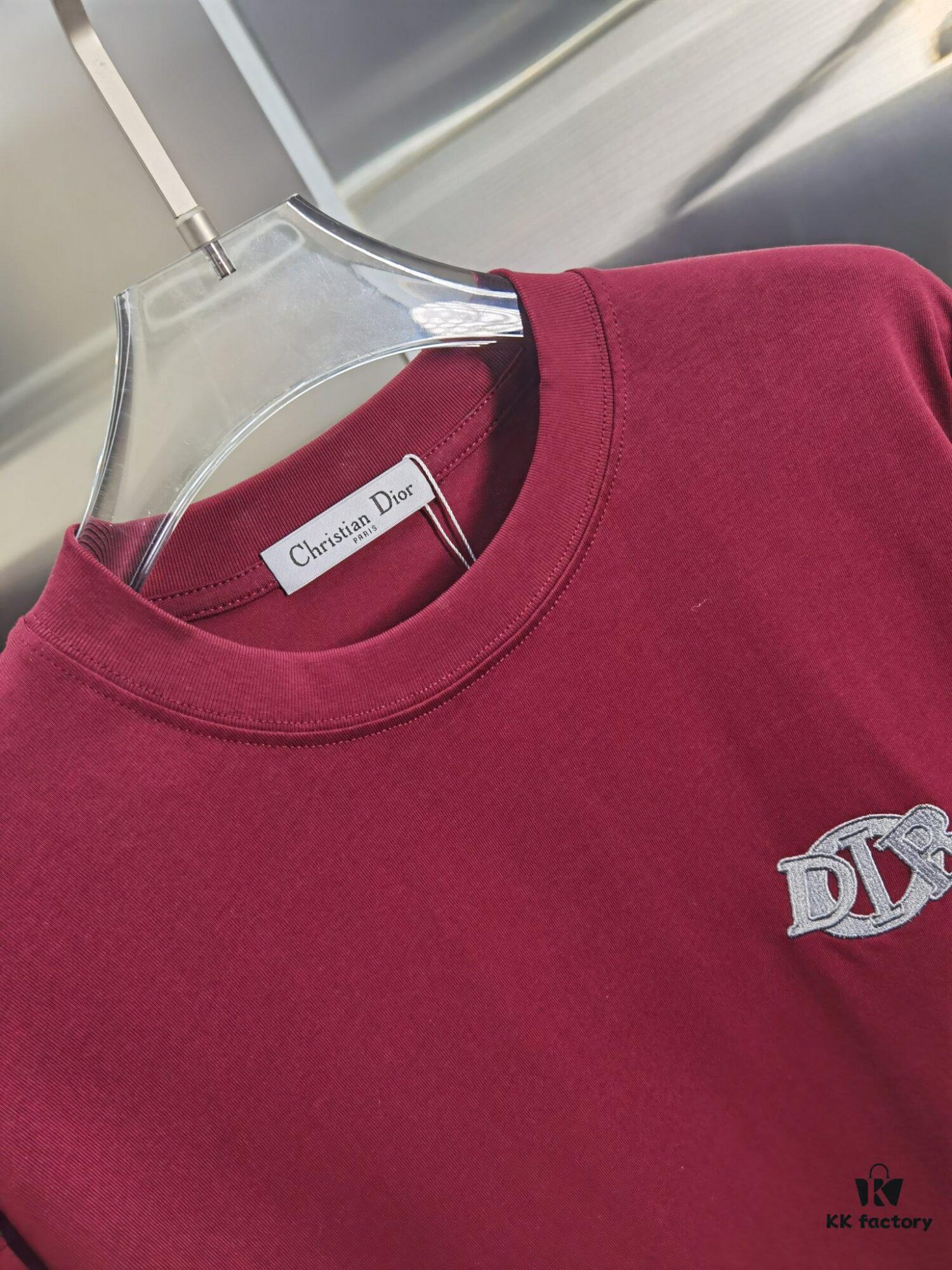 6931a078ccd8ab3d7af94449 Dior D'Or (Embroidered Top-tier Version, Distinct from Standard Stock) Short Sleeve T-Shirt