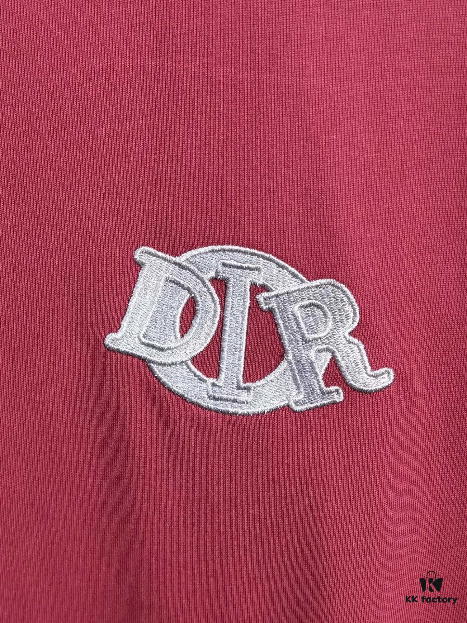 6931a078ccd8ab3d7af9444a Dior D'Or (Embroidered Top-tier Version, Distinct from Standard Stock) Short Sleeve T-Shirt