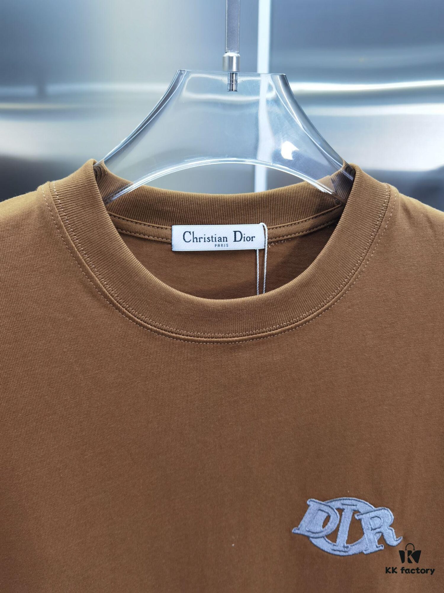 6931a078ccd8ab3d7af9444d Dior D'Or (Embroidered Premium Version, Different from Standard Stock) Short Sleeve T-Shirt