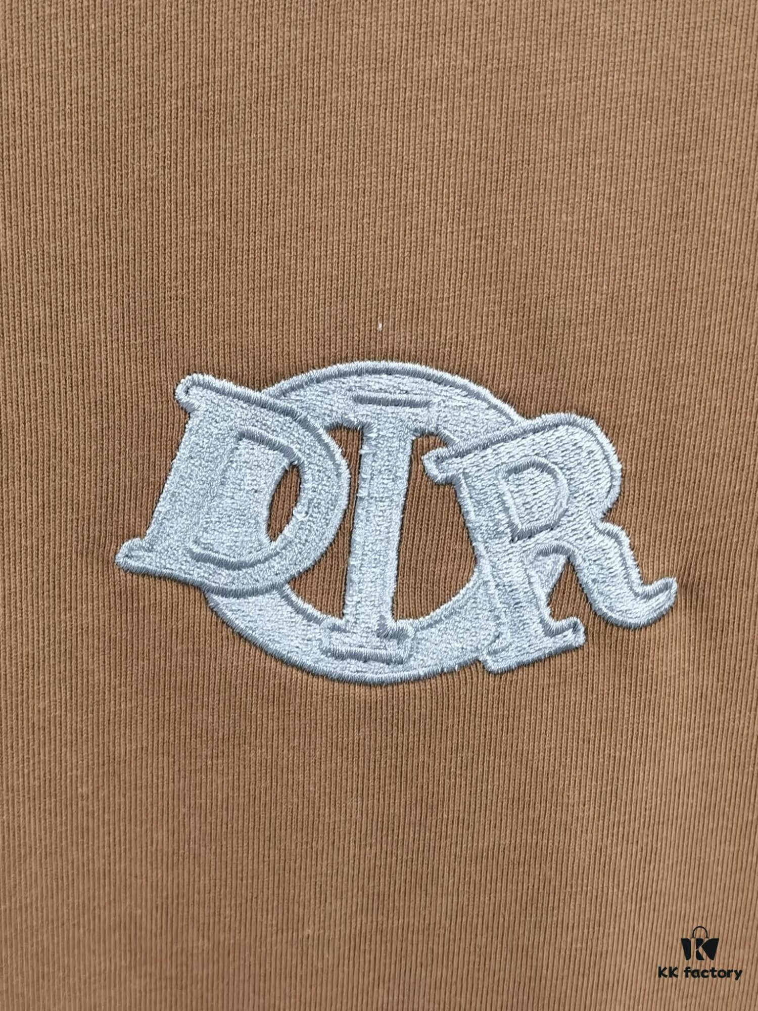 6931a078ccd8ab3d7af9444f Dior D'Or (Embroidered Premium Version, Different from Standard Stock) Short Sleeve T-Shirt