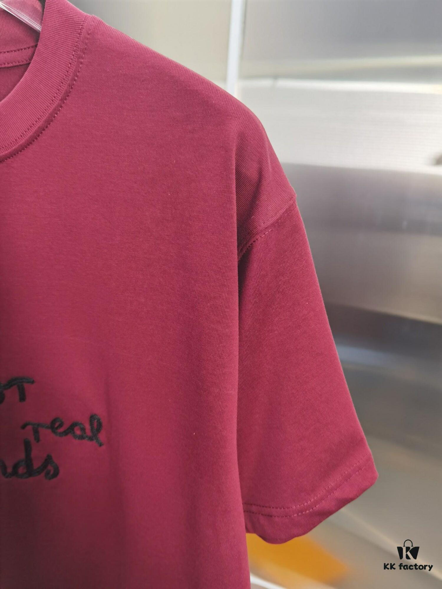 Dior D'Or (Embroidered Premium Version, Different from Standard Stock) Short Sleeve T-Shirt