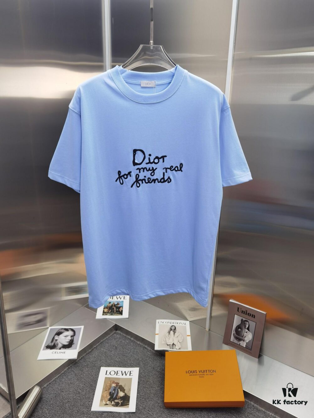 6931a079ccd8ab3d7af9446a Dior D'Or (Top-tier Embroidered Version, Different from Standard Stock) Short Sleeve T-Shirt
