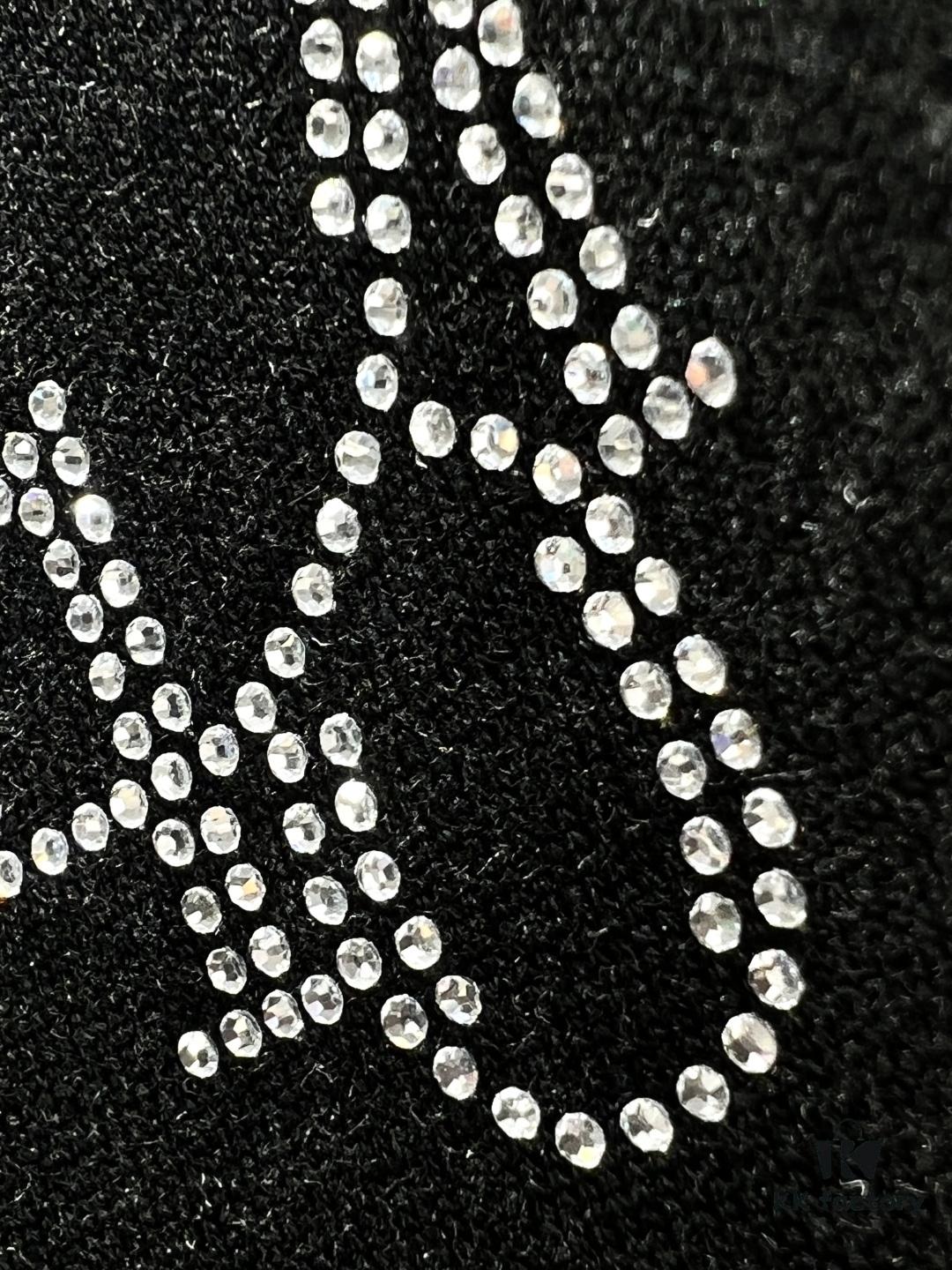 6931a07accd8ab3d7af9447f Dior Crown Crystal Embellished Short Sleeve T-Shirt
