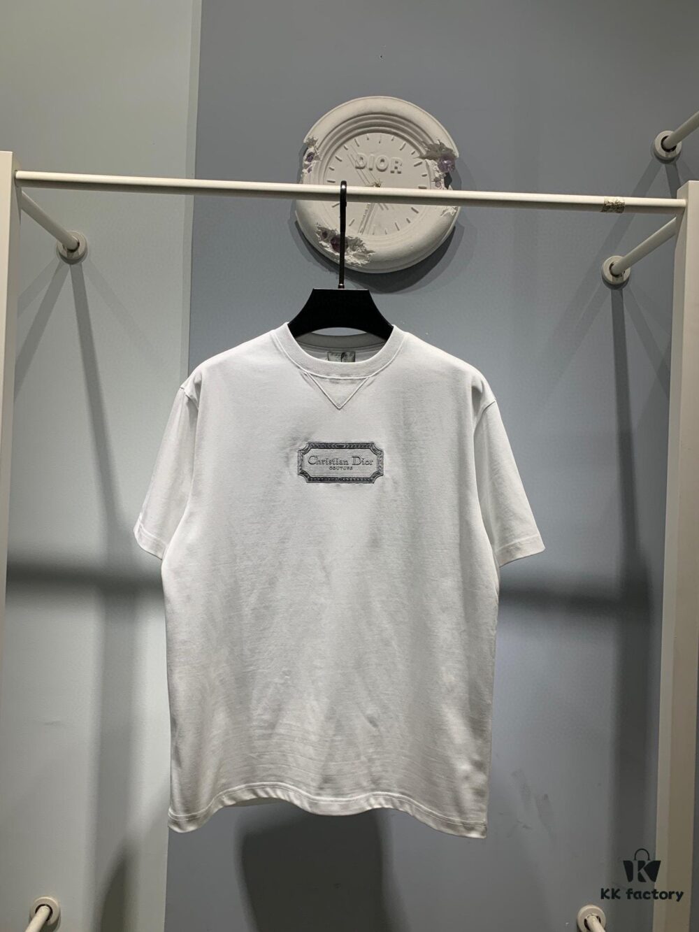 6931a07cccd8ab3d7af94496 Dior Christian Dior Couture Blade Embroidery T-Shirt