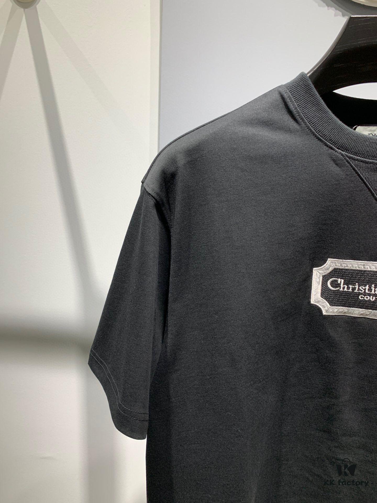 6931a07cccd8ab3d7af944a2 Dior Christian Dior Couture Blade Embroidery T-Shirt