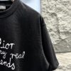 6931a07dccd8ab3d7af944ab Dior Hand-Signed 'Dior for My Real Friends' Graphic Short-Sleeve T-Shirt