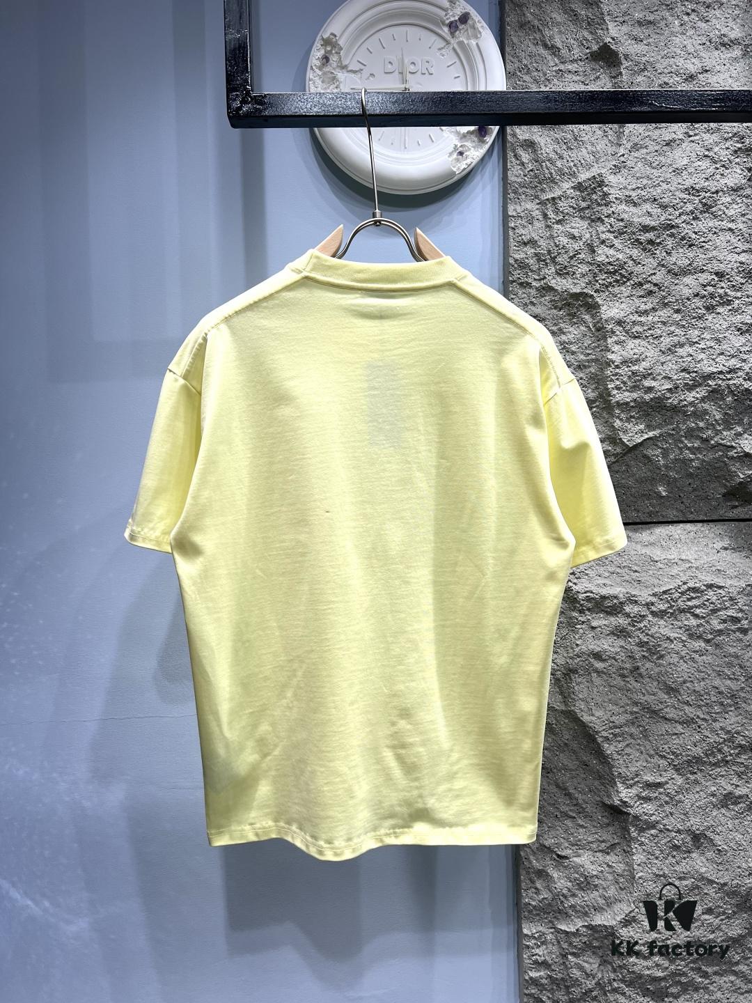 Dior Hand-Signed Print Short Sleeve T-Shirt