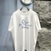 6931a07dccd8ab3d7af944ba Dior Hand-Signed Print Short-Sleeve T-Shirt