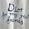 6931a07dccd8ab3d7af944bc Dior Hand-Signed Print Short-Sleeve T-Shirt