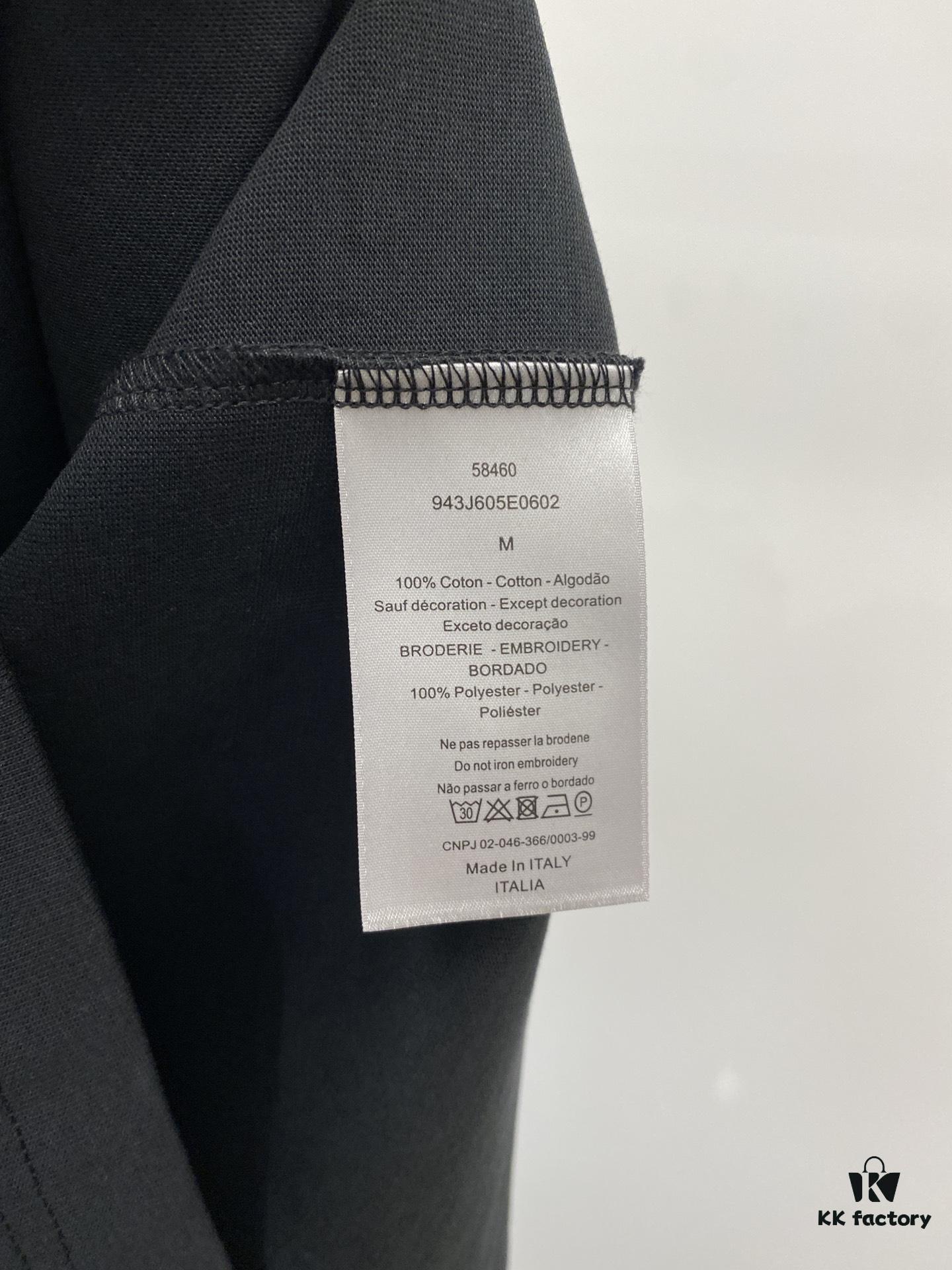 6931a081ccd8ab3d7af94508 Dior 2025 Latest Short Sleeve T-Shirt, Stylish and Fashionable with Exquisite Embroidered Logo on Chest, Minimalist and Versatile Design