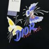 6931a08accd8ab3d7af945c5 DIO*R DIOR 25s New Couple Round Neck T-Shirt with Fresh Butterfly Effect Print, 260g 100% Premium Cotton, Soft and Elastic Fabric, Crisp and Vivid Design, Comfortable, Breathable, Ideal for Daily Wear or Layering
