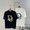 6931a08bccd8ab3d7af945d2 DIO*R Dior 25S New Arrival Unisex Round Neck T-Shirt with 3D Embroidery