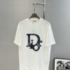 6931a08bccd8ab3d7af945d3 DIO*R Dior 25S New Arrival Unisex Round Neck T-Shirt with 3D Embroidery