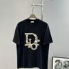 6931a08bccd8ab3d7af945d4 DIO*R Dior 25S New Arrival Unisex Round Neck T-Shirt with 3D Embroidery