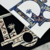 6931a08bccd8ab3d7af945d9 DIO*R Dior 25S New Arrival Unisex Round Neck T-Shirt with 3D Embroidery